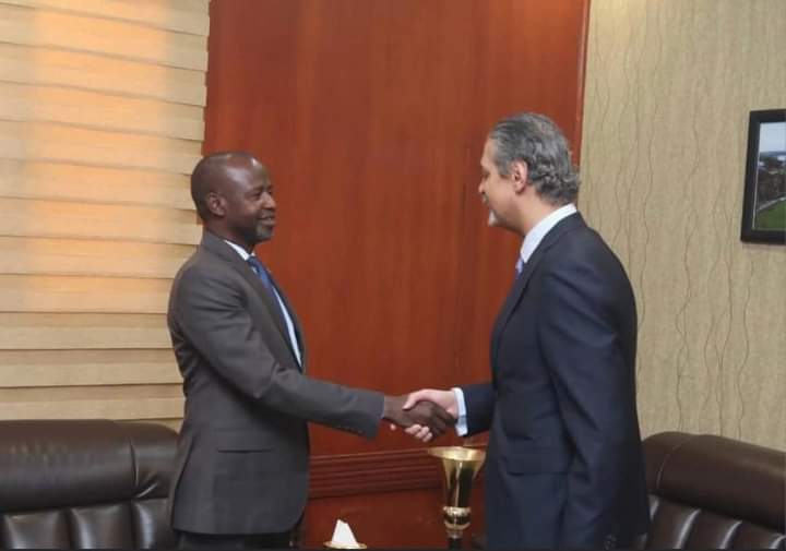 لقاء سفير مصر لدى السودان مع الدكتور الهادي إدريس عضو مجلس السيادة الانتقالي بجمهورية السودان