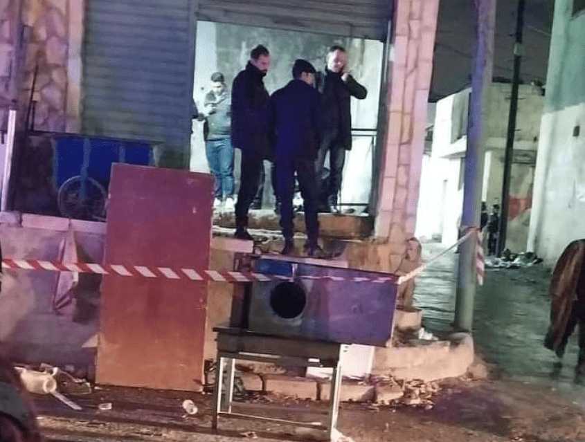 العثور على قذيفة قديمة في منطقة البقعة