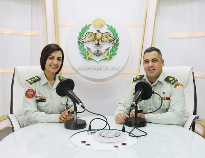 اذاعه الجيش العربي تستضيف الرائد محمد خالد العبادي