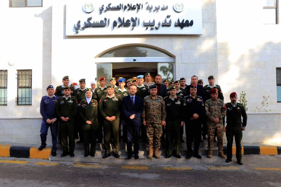 افتتاح ورشة تمكين وبناء القيادات في معهد تدريب الإعلام العسكري