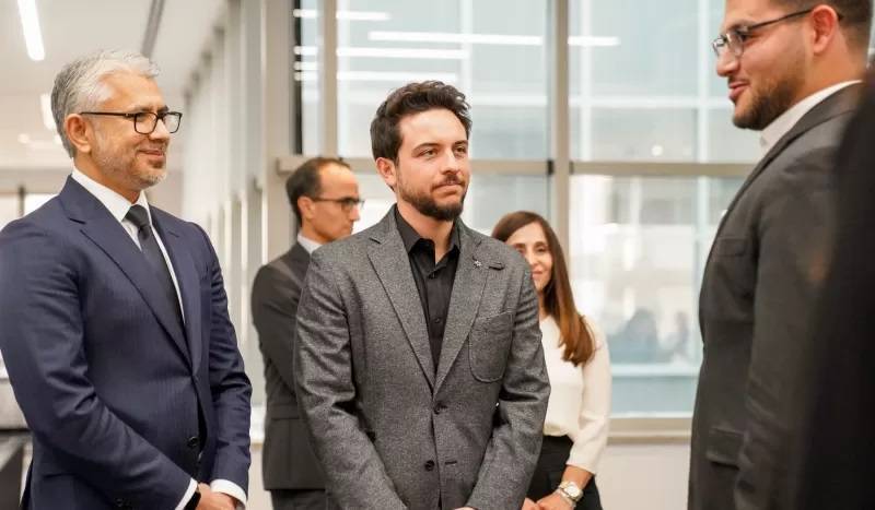 ولي العهد يفتتح مركزا لشركة ديلويت العالمية بعمان