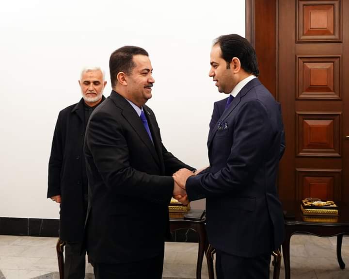 رئيس وزراء العراق يستقبل الأمين العام لمجلس حكماء المسلمين