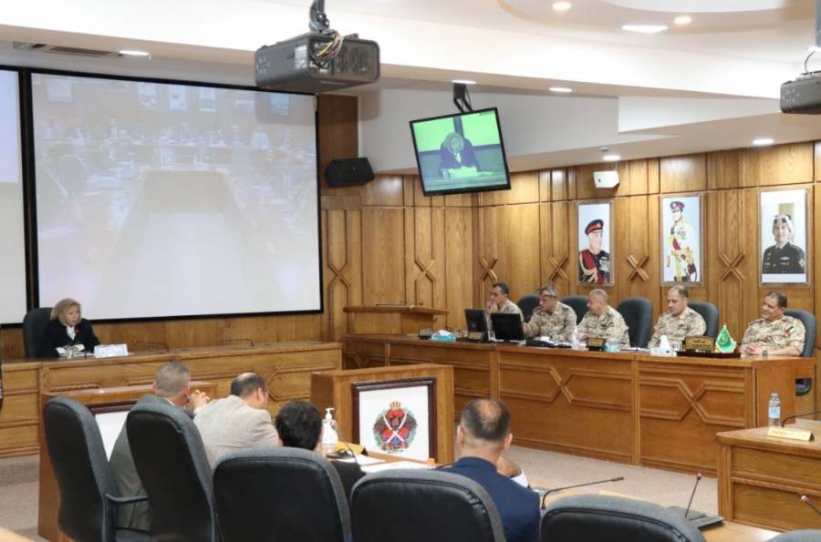 وزيرة الثقافة تحاضر في كلية الدفاع الوطني الملكية الأردنية