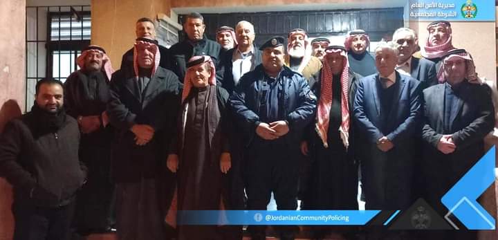 مدير شرطة معان يلتقي أعضاء المجلس المحلي لمركز أمن المدينة