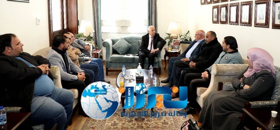 العيسوي يلتقي رئيس واعضاء بلدية القادسية