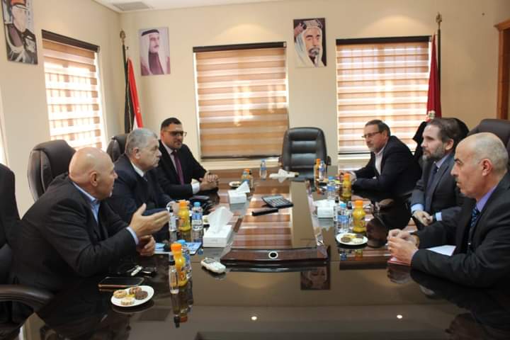 الأمير مرعد يلتقي وفداً من مستشفى الاستقلال