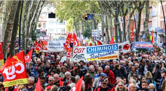 إضراب عام واسع في فرنسا