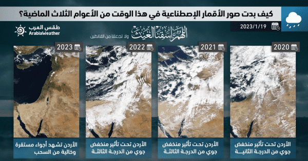 الأردن.. 3 (ثلجات) بمثل هذا اليوم خلال الأعوام الثلاثة الماضية