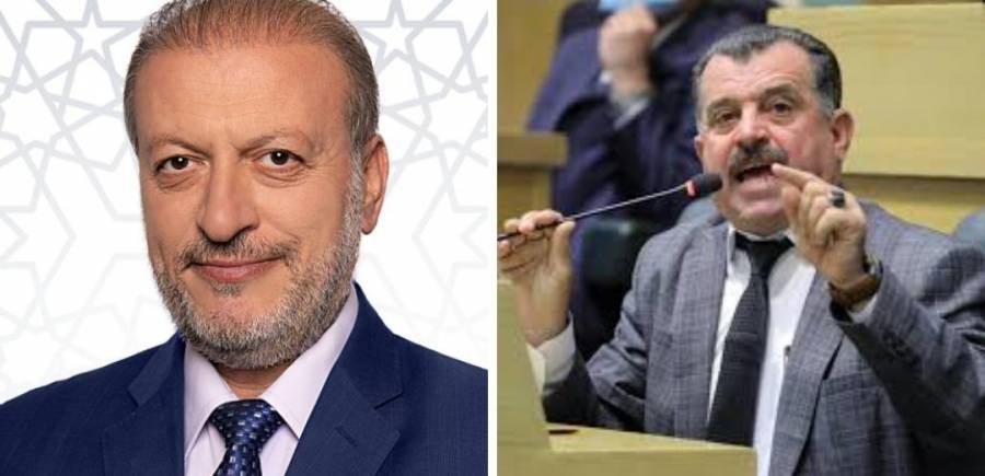 رئيس بلدية اربد الكبرى في  منزل النائب الدكتور زهير السعيدين