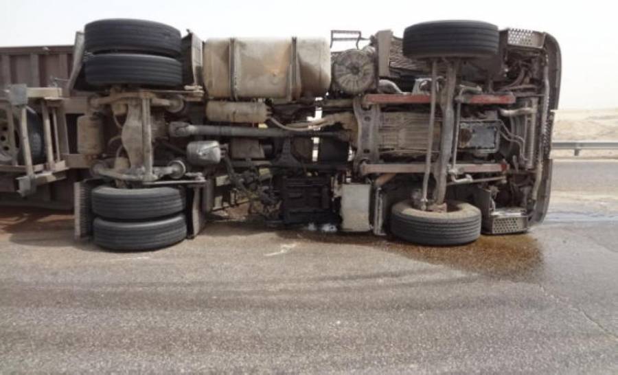 حوادث تدهور الشاحنات .. والسؤال الابرز عن الجاهزية الفنية ؟