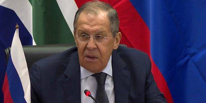 لافروف: معظم الصراعات في العالم يقف وراءها الغرب