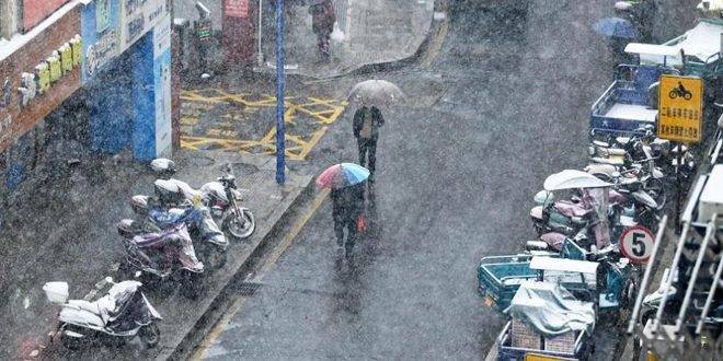 الصين تطلق تحذيراً باللون الأزرق من موجة برد قادمة