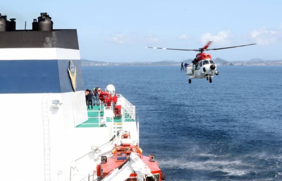 غرق سفينة شحن على متنها 22 شخصاً في كوريا الجنويبة