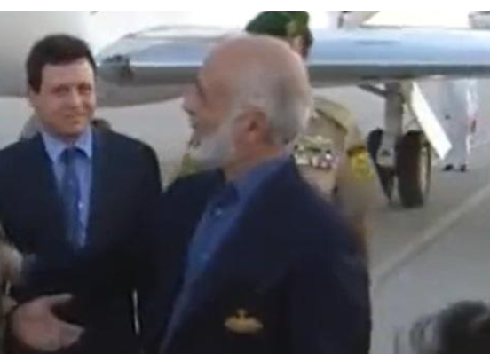 فيديو نادر للحسين الراحل والملك عبدالله