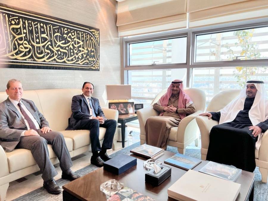 السديري يستقبل الجازي والوديان ويشيد بالمستوى التعليمي في الاردن