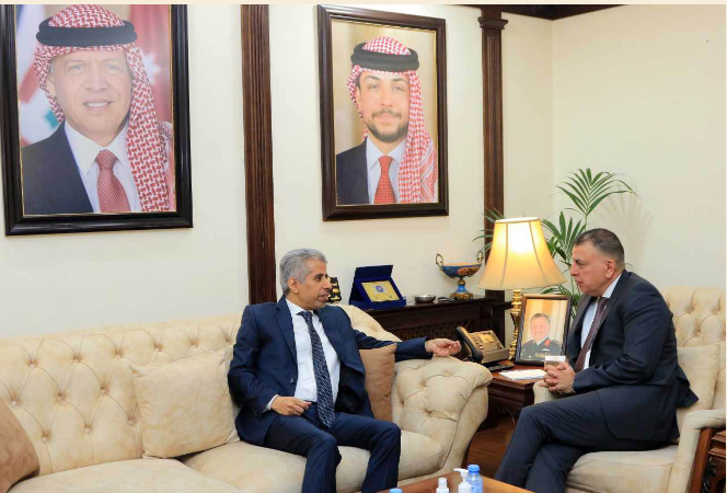 الفراية يلتقي امين عام مجلس وزراء الداخلية العرب
