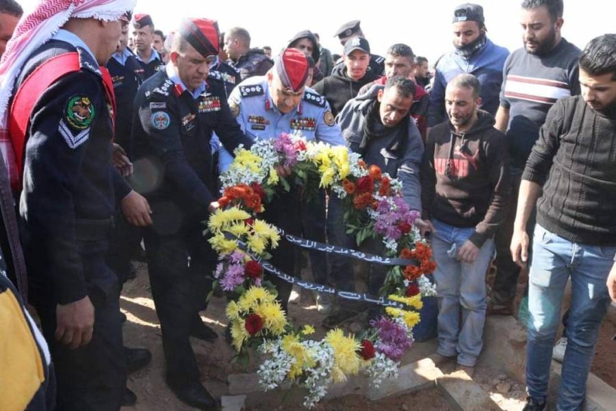 تشييع جثمان الوكيل منير حمد بحر العويسات