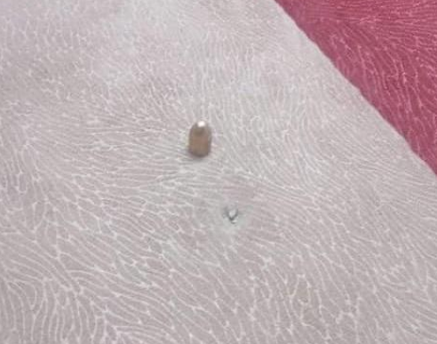 رصاصة طائشة تخترق باب منزل في الرمثا