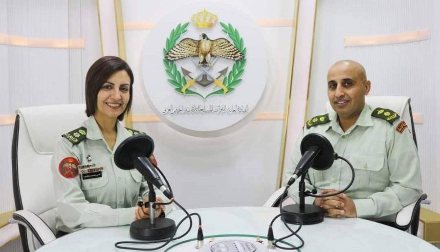 اذاعة الجيش العربي تستضيف المقدم الطبيب باسم الدعجة