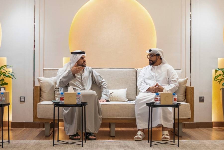 ألقى كلمة في مؤتمر إطلاق الدورة 12 لمعرض عطايا للهلال الأحمر الإماراتي