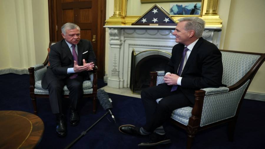 الملك يلتقي رئيس مجلس النواب الأميركي في الكابيتول