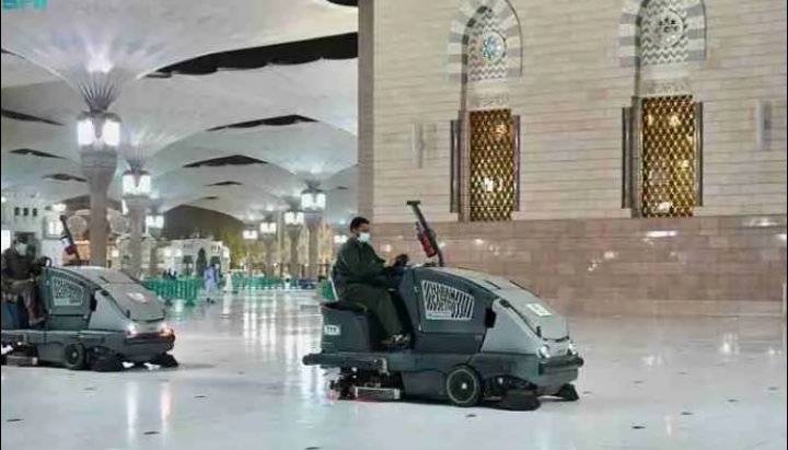 السعوديه..وكالة شؤون المسجد النبوي ترفع جاهزيتها استعدادًا للحالة المطرية المتوقعة