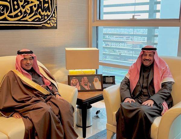 السديري‬⁩ يلتقي الشيخ ⁧‫حمود المجلاد