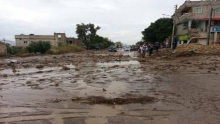 سقوط أجزاء من اسقف منازل في الاغوار الشمالية بسبب الامطار
