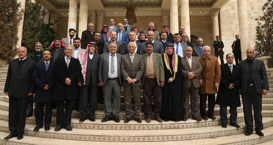 العيسوي يلتقي  مجموعة من وجهاء وممثلي قرى ومناطق لواء قصبة اربد...صور