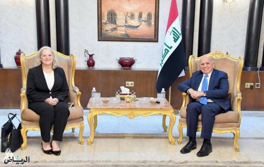 وزير الخارجية العراقي يلتقي مسؤولة أمريكية