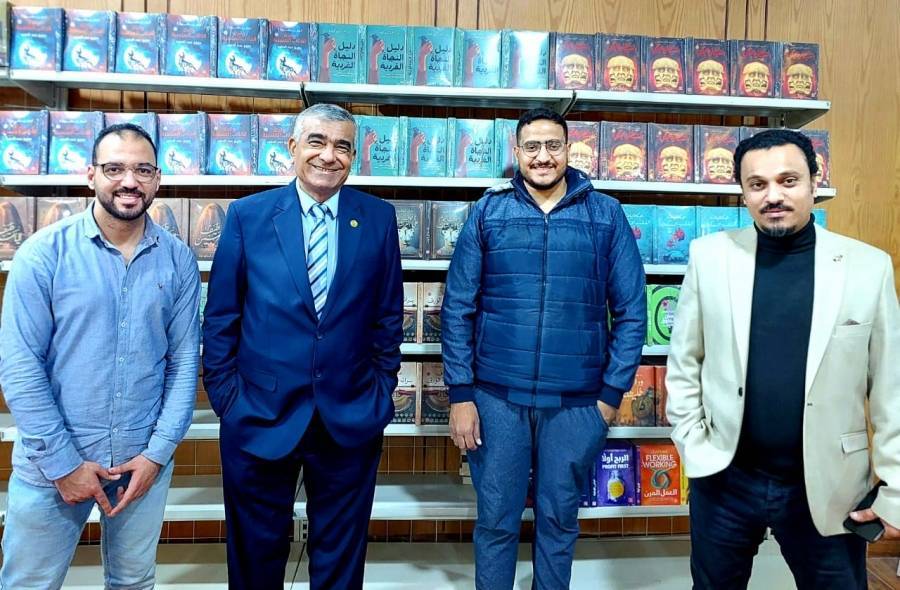 نقابة أطباء الدقهلية تتجمل وتتزين إستعدادا لإستضافة معرض الكتاب