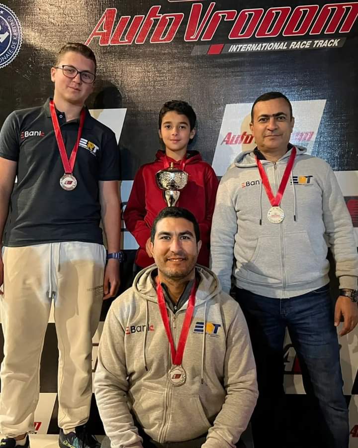 فريق ERT يفوز بالمركز الأول في بطولة كارتنج أوتوڤرووم