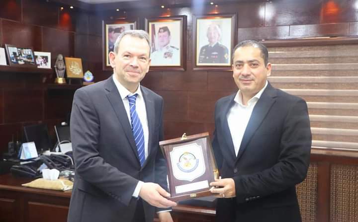 وفد ألماني يزور ادارة مكافحة المخدرات