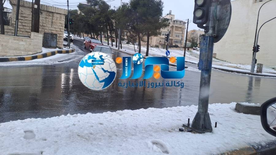 الثلوج تغطي العاصمة عمان..صور وفيديو