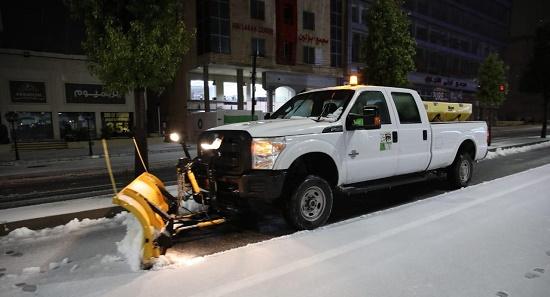 الأمانة: شبكات طرق العاصمة الرئيسية سالكة