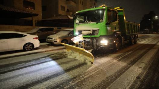 الأمن العام: العمل جار لإزالة الثلوج من طريقي ثغرة عصفور وصافوط قبل بدء الحركة المروية