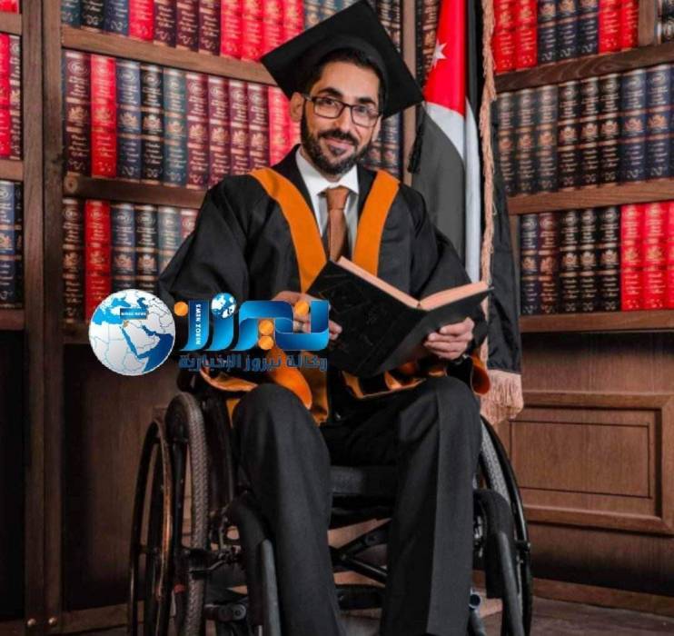 قصة نجاح  للمصاب العسكري حمزه غازي القضاه