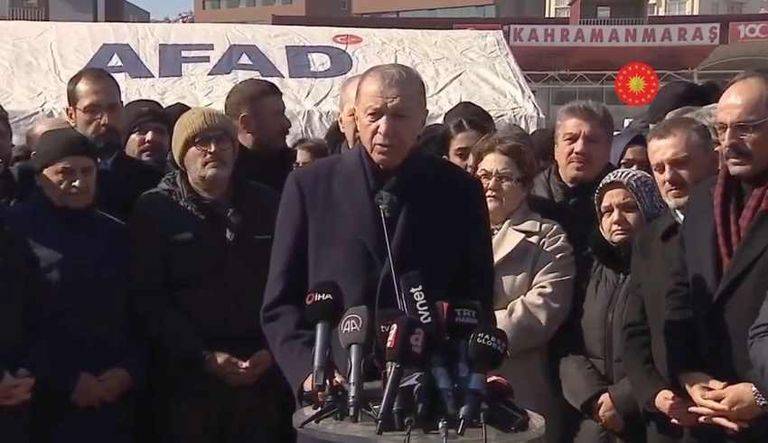 أردوغان يكشف أحدث حصيلة لضحايا زلزال تركيا