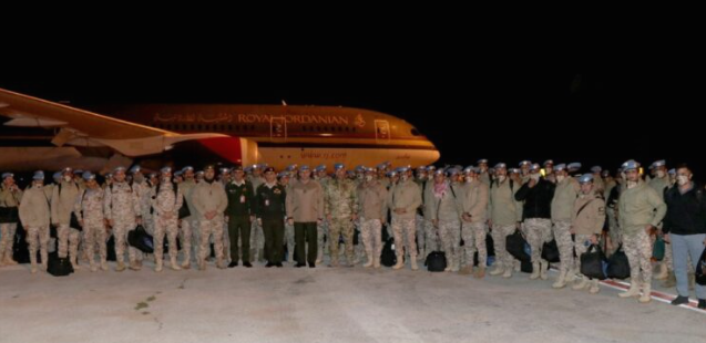 وصول مرتبات وحدة الإسناد الأرضي مالي2 إلى أرض الوطن