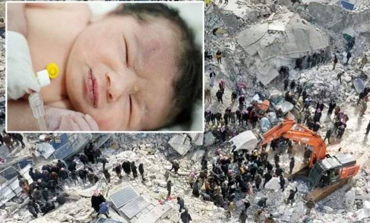 آلاف يعرضون تبني طفلة سورية ولدت تحت الأنقاض