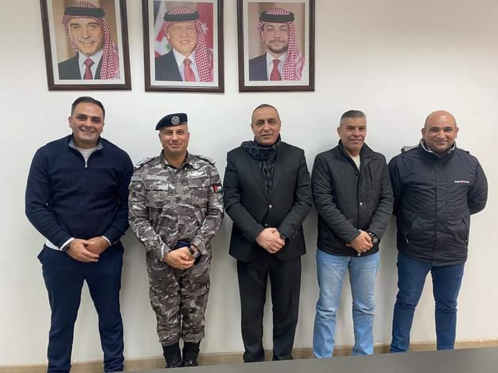عقد اجتماع تنسيقي بين مديرية الأمن العام والإتحاد الاردني لكرة الطائرة .