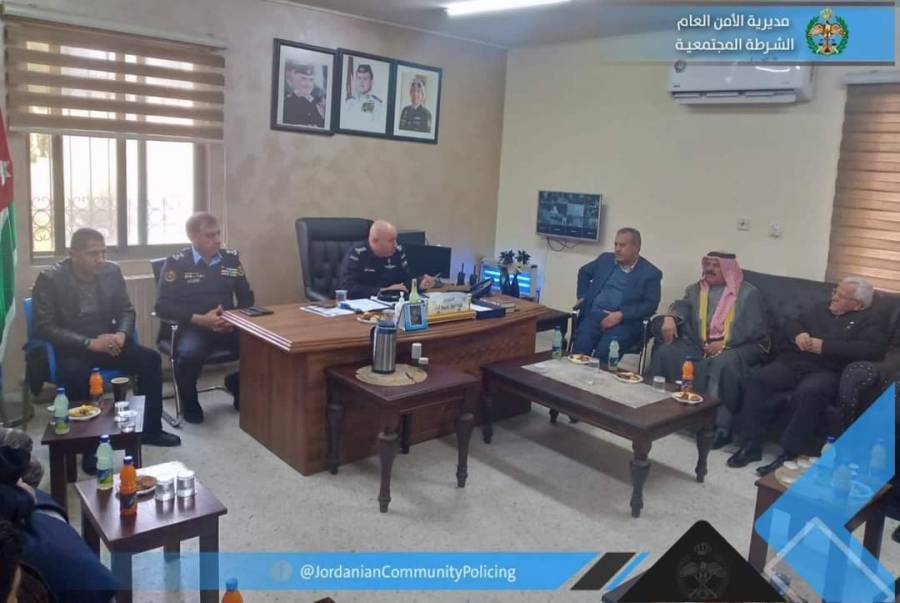 العقيد محمود الفايز يترأس إجتماع مجلس الأمن المحلي