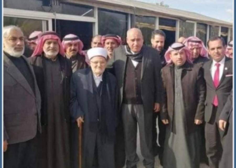 الشيخ الجليل عكرمة صبري في  مضارب قبيلة بني خالد