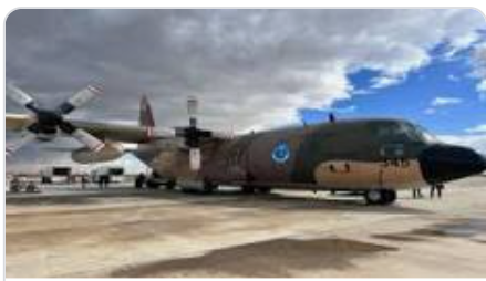 وصول طائرة مساعدات طبية أردنية لمطار دمشق