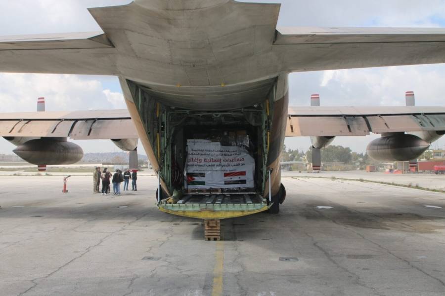 “الخارجية”: وصول طائرتي الإغاثة إلى دمشق وأضنة