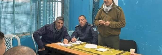 الخدمات الطبية العسكرية الفلسطينة تنظم  محاضرةً حول  الانفلونزا الموسمية ونزلات البرد.