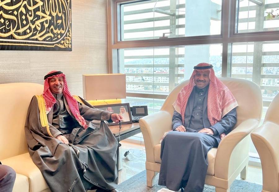 السديري يلتقي الشيخ  عاطف اعطوي المجالي.