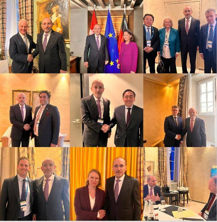 وزير الخارجية يجري مباحثات مع عدد من نظرائه والمسؤولين المشاركين بمؤتمر ميونخ