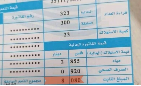 المياه تكشف سبب تأخير إصدار الفاتورة شهريًا .. وهذا موعد التطبيق
