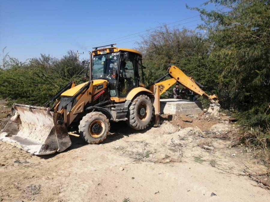 سلطة المياه : ضبط اعتداءات جديدة على خط ناقل مياه الزارة ماعين